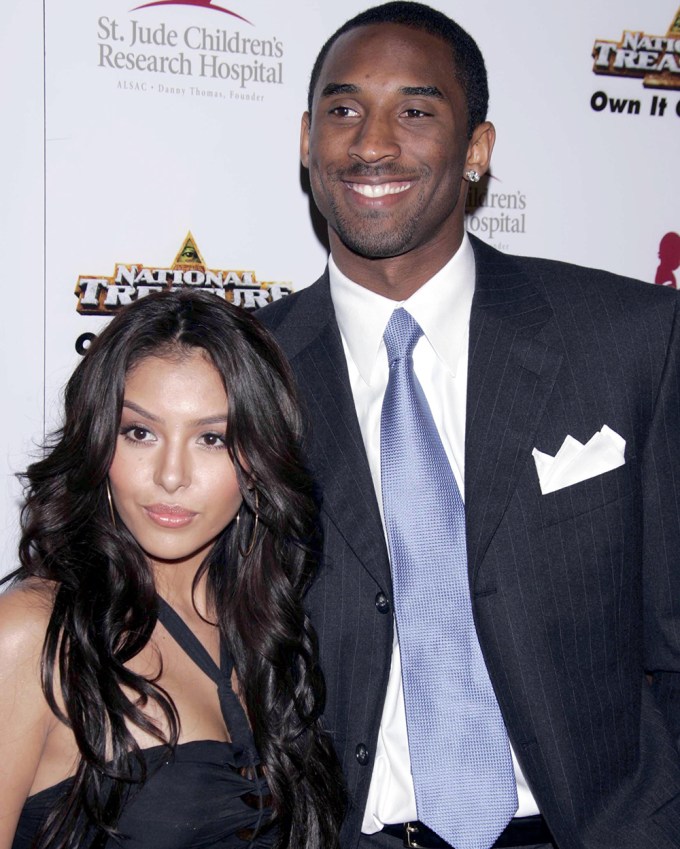Vanessa and Kobe Bryant at the Runway for Life Benefit