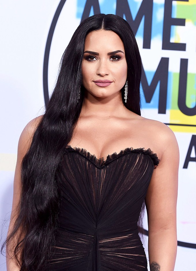 Demi Lovato At The 2017 American Music Awards