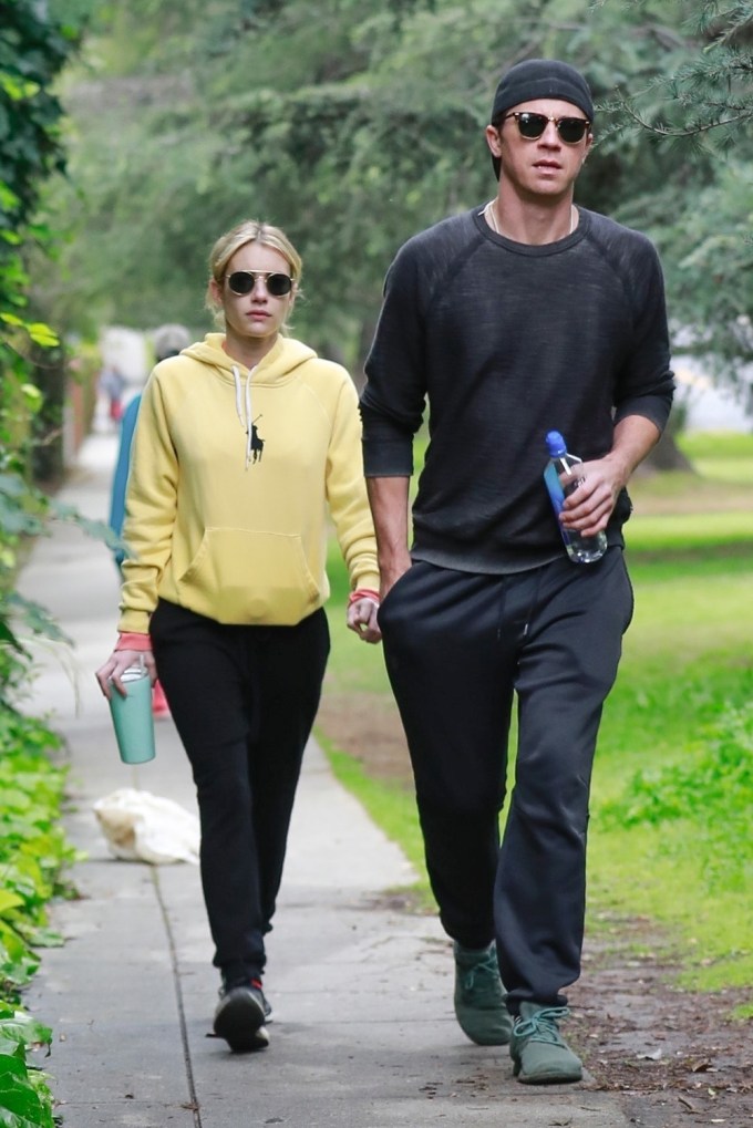 Emma Roberts & Garrett Hedlund Hiking
