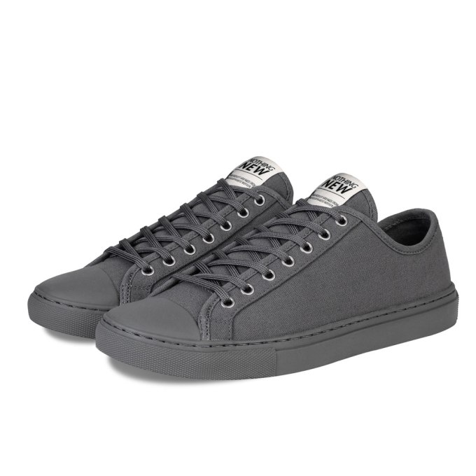 Nothing New, Men’s Canvas Low Top, $95, nothingnew.com