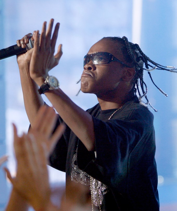 Hurricane Chris performs onstage during MTV’s ‘Total Request Live’