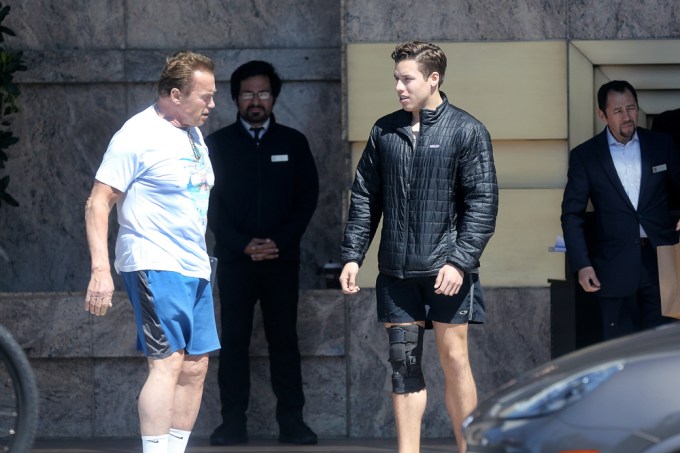 Arnold Schwarzenegger & Joseph Baena Again