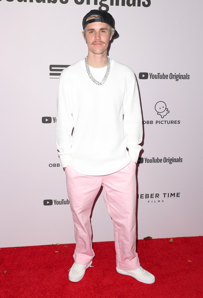 Justin Bieber At A YouTube event