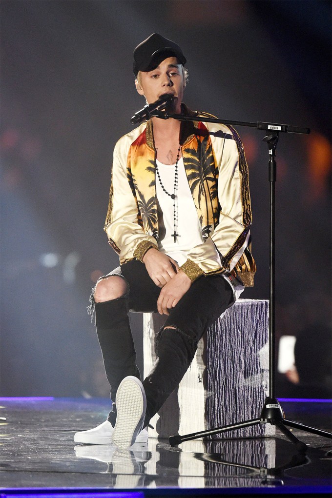 Justin Bieber At The Brit Awards