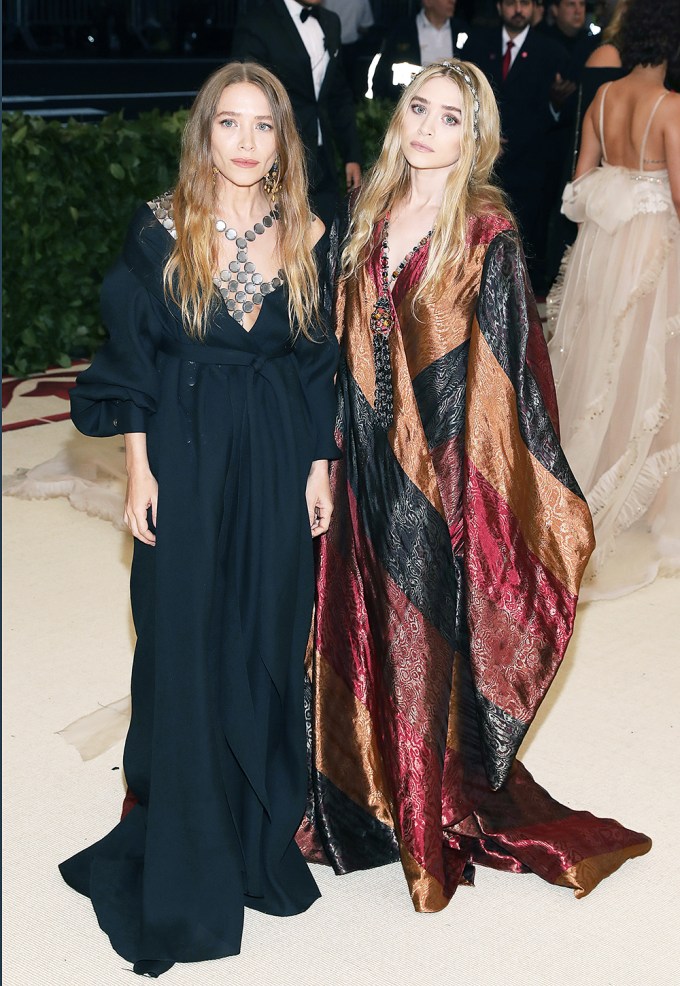 Mary-Kate & Ashley Olsen At The 2018 Met Gala