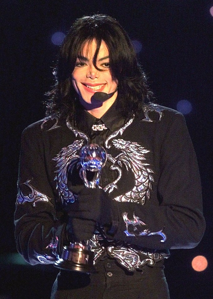 Michael Jackson with the Millennium Award