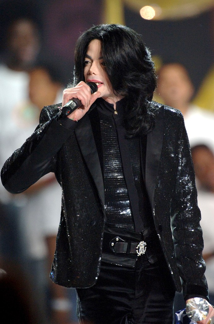 Michael Jackson speaking at the World Music Awards