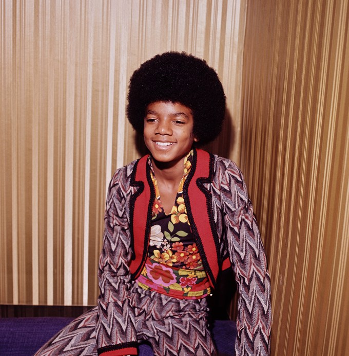 Michael Jackson smiles