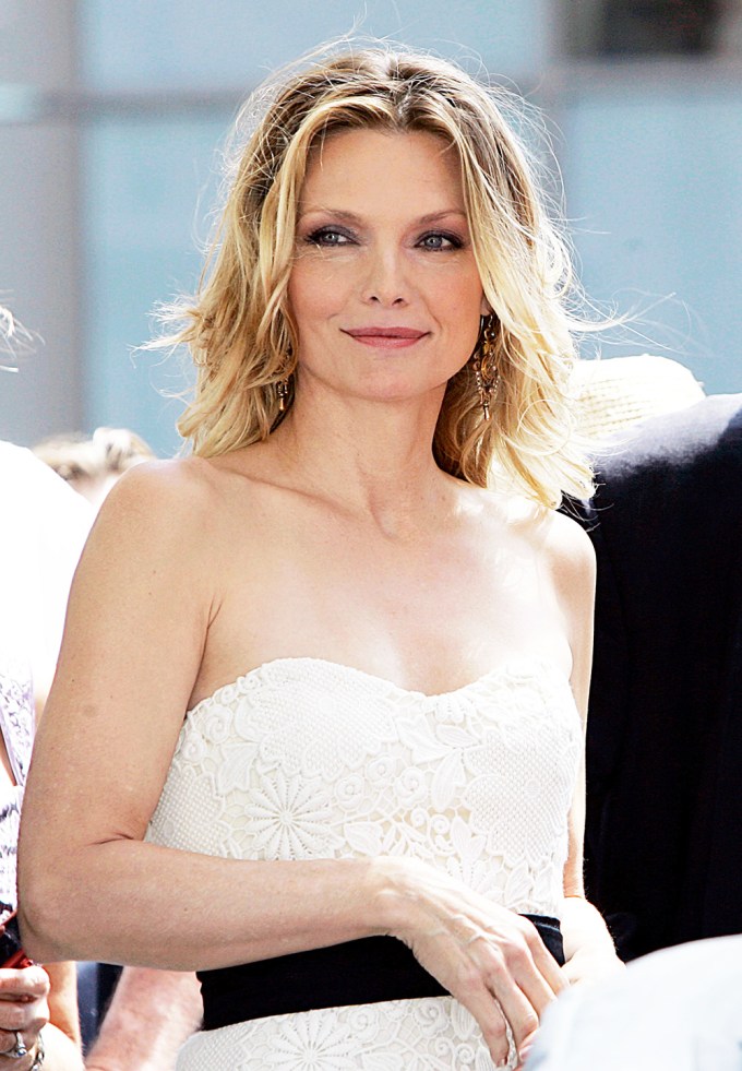 Michelle Pfeiffer On The Hollywood Walk of Fame