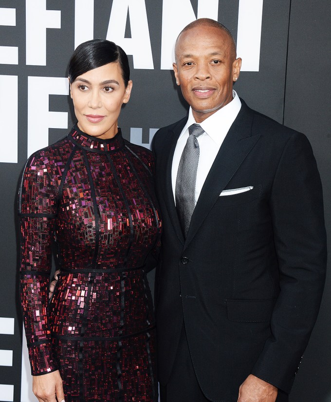 Dr. Dre and Nicole Young at ‘The Defiant Ones’ TV show premiere
