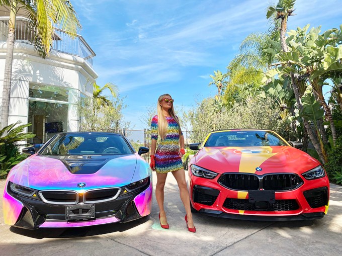 Paris Hilton x BMW