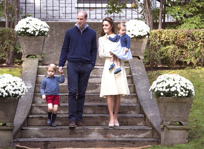 Prince William & Kate Middleton With Their Kids On A Royal Tour