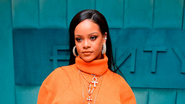 Rihanna shows off curves in sheer green lingerie as she promotes her Savage  x Fenty spring collection