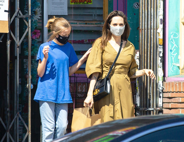 Angelina Jolie & Daughter Vivienne Step Out Before Her 12th