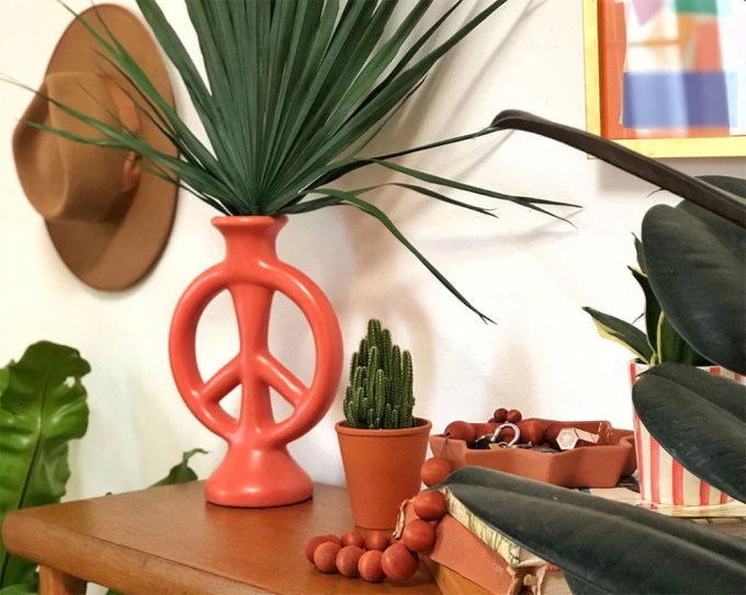 Jungalow Peace Vase by Justina Blakeney, $68, jungalow.com