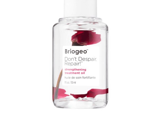 Briogeo Don’t Despair, Repair! strengthening treatment oil, $30, briogeohair.com