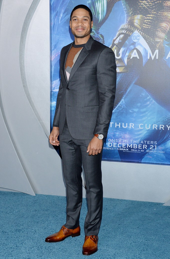 Ray Fisher attends the ‘Aquaman’ premiere