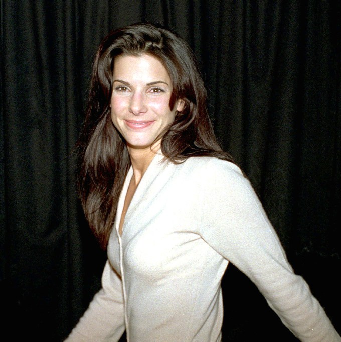 Sandra Bullock Goes Makeup-Free In 1996