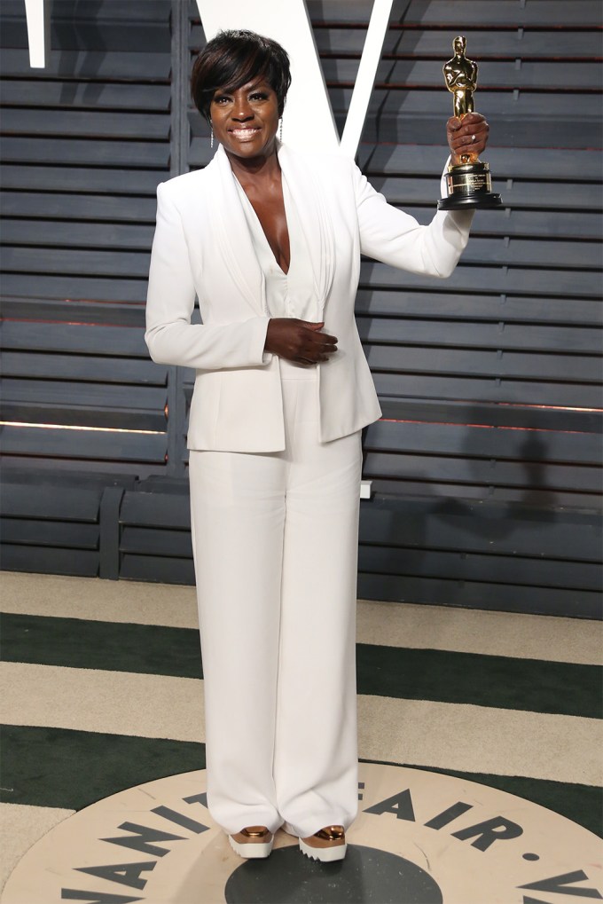 Viola Davis at the 2017 Vanity Fair Oscar Party