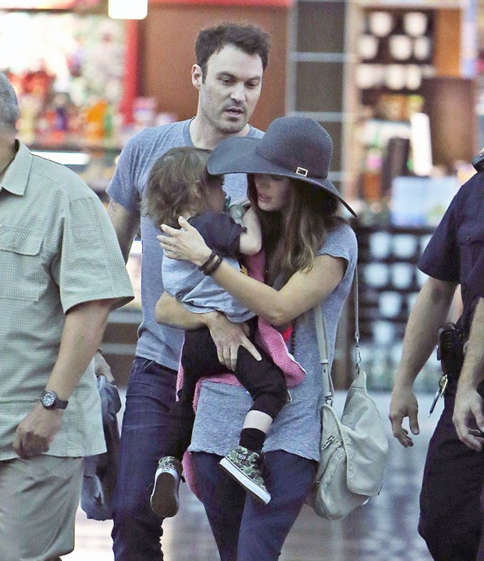 Megan Fox and Brian Austin Green out and about