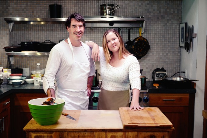 Chris Fisher and Amy Schumer, As seen on Amy Schumer Learns to Cook, Season 2.