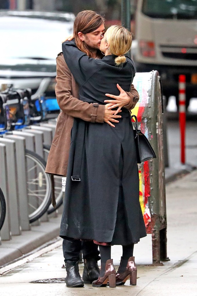 Dianna Agron and Winston Marshall Embrace