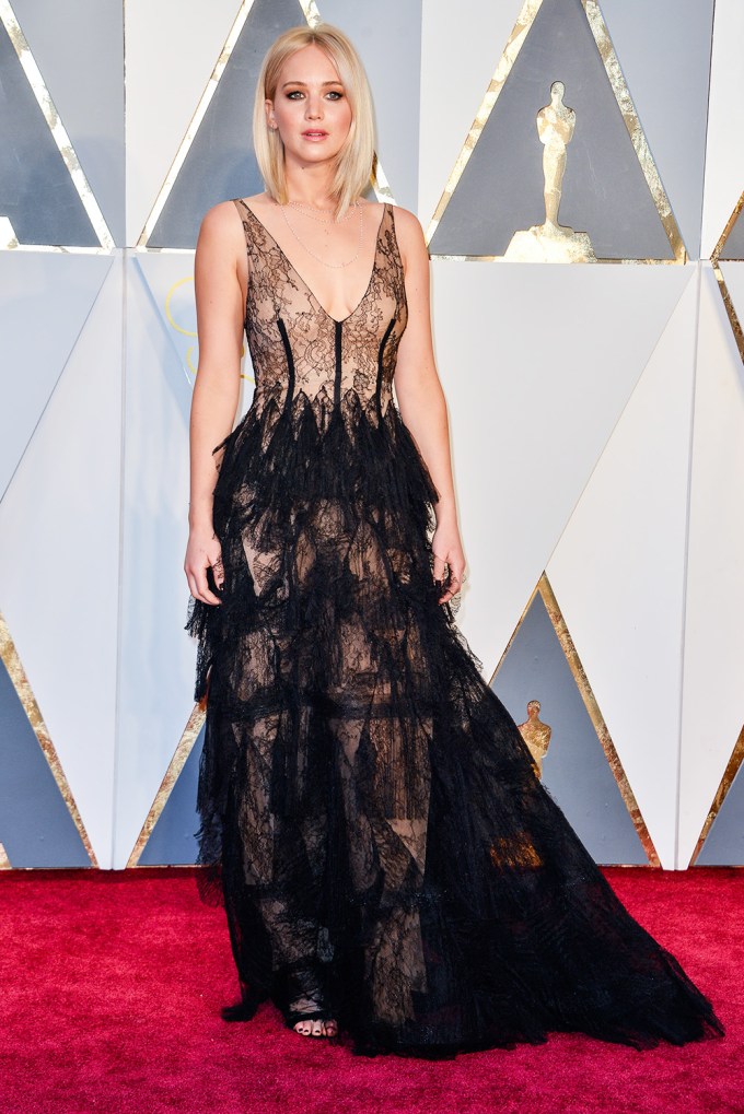 Jennifer Lawrence At The 2016 Oscars