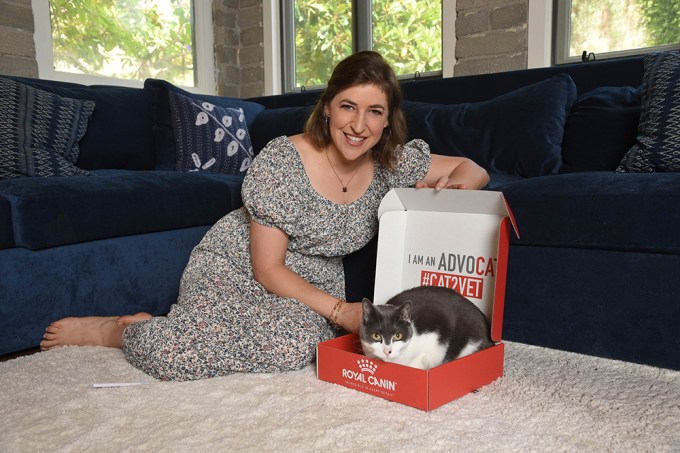 Mayim Bialik Joined Royal Canin`s Take Your Cat to the Vet Campaign