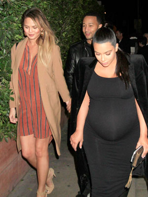 Chrissy Teigen Defends Kim Kardashian's SKIMS Maternity Line After