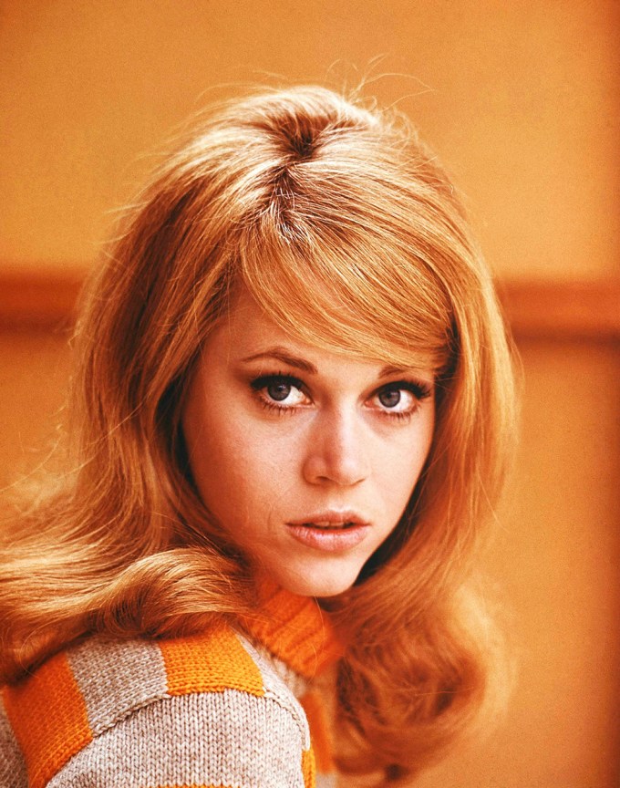 Jane Fonda Poses For A Portrait