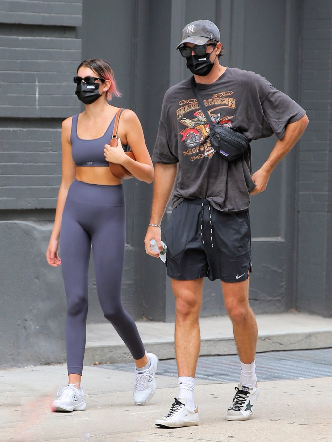 Kaia Gerber & Jacob Elordi Hit The Gym In NYC