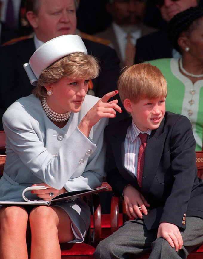 Prince Harry And His Mom Chat At A Royal Event