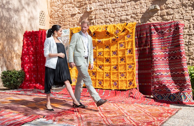 Prince Harry And Meghan Markle Visit The Andalusian Gardens In Morocco