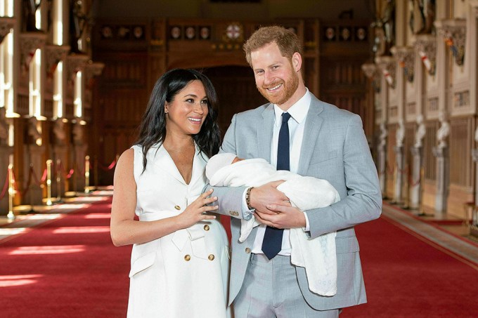Prince Harry And Meghan Markle Introduce Archie Harrison Mountbatten-Windsor