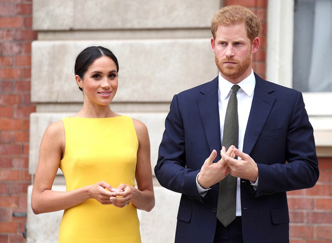Prince Harry And Meghan Markle At An Event