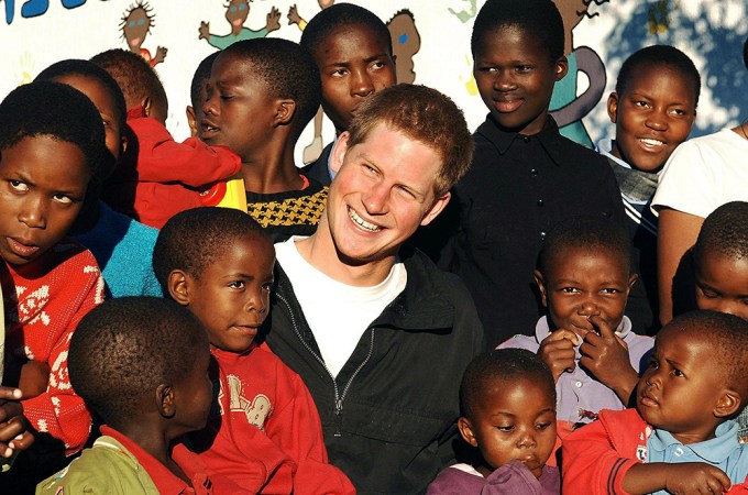 Prince Harry At The Mants’ase Children’s Home