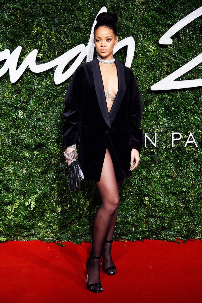 Rihanna At The 2014 British Fashion Awards