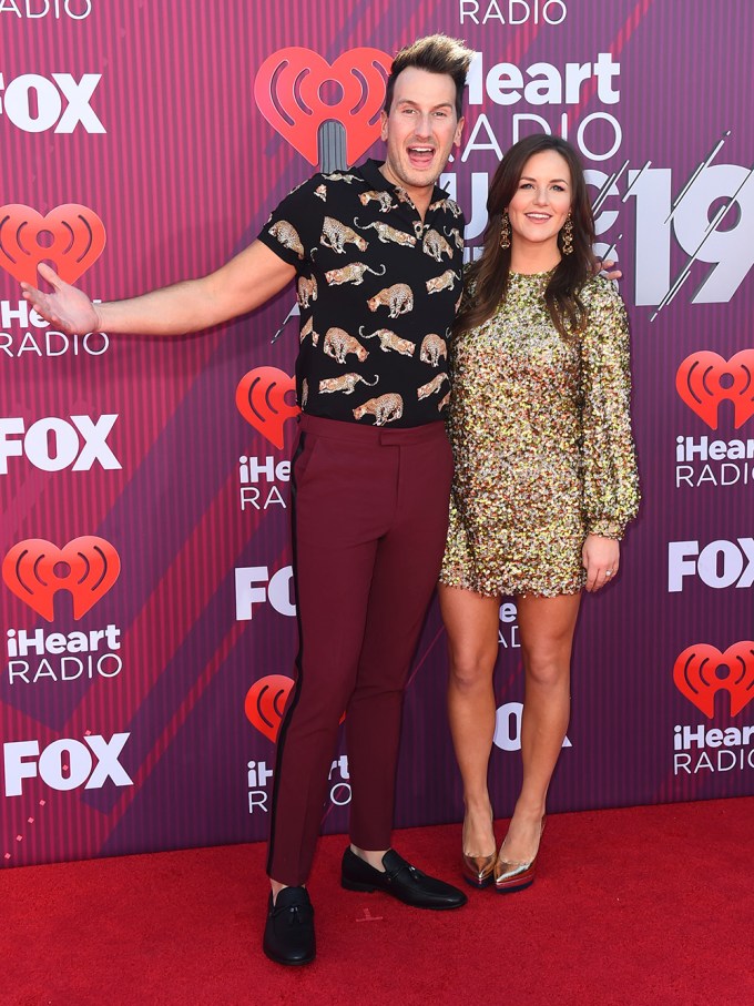Russell Dickerson & Kailey Dickerson at the iHeartRadio Music Awards
