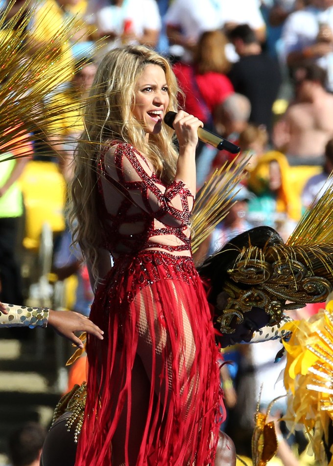 Shakira Sings At The 2014 FIFA World Cup Closing Ceremony