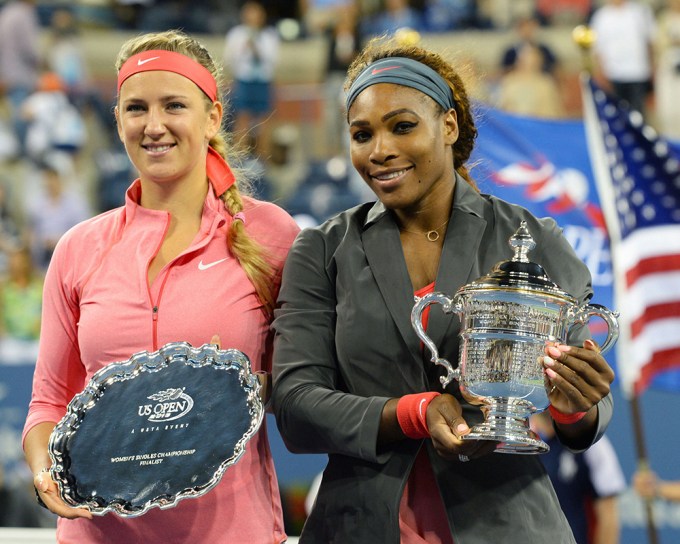 Victoria Azarenka & Serena Williams At The 2013 US Open