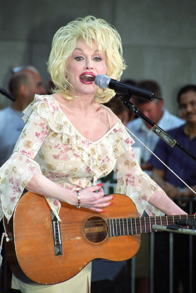 Dolly Parton on ‘The Today Show’ in 2002