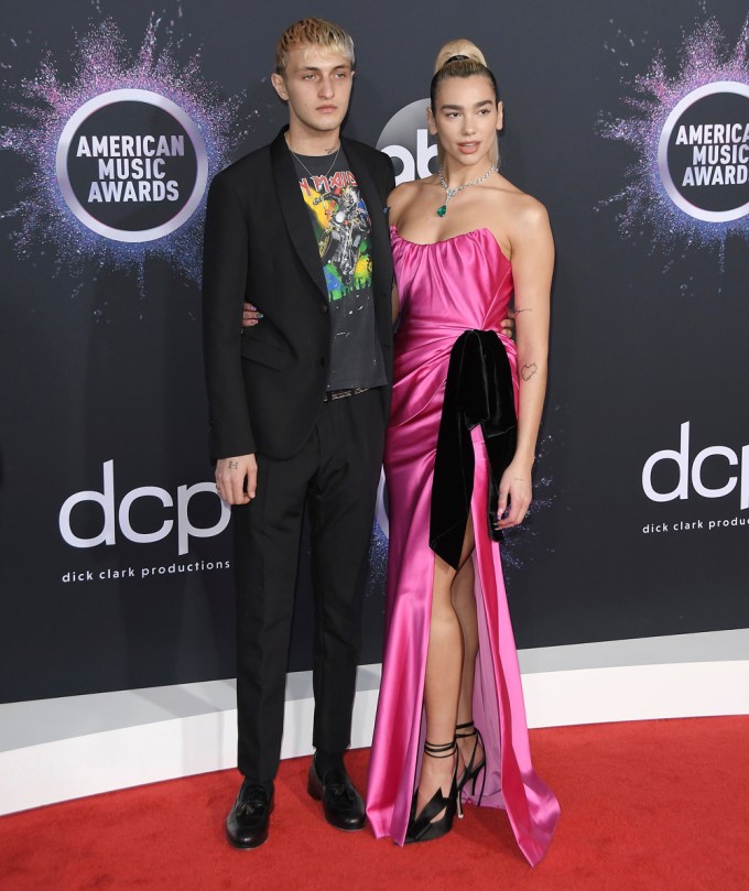 Dua Lipa & Anwar Hadid at The American Music Awards