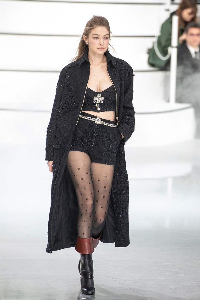 Gigi Hadid Walks Chanel Fall/Winter 2020/21