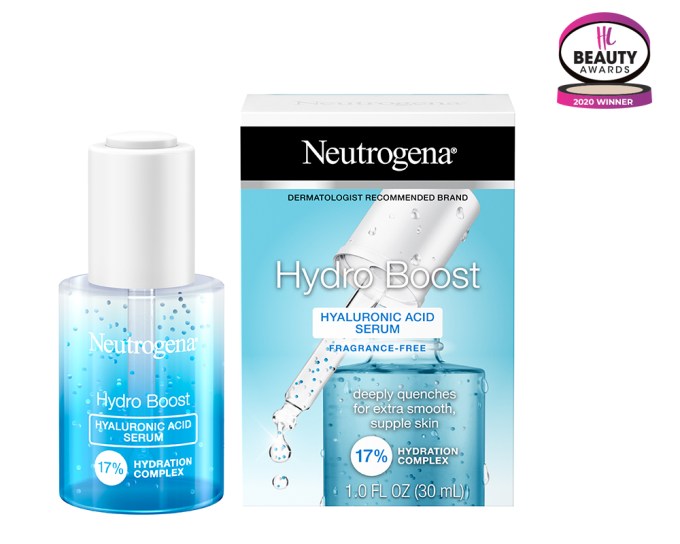 BEST SERUM – Neutrogena Hydro Boost Hyaluronic Acid Serum, $24, Walmart.com