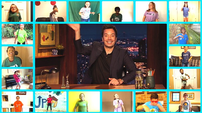 Jimmy Fallon with SeriousFun campers