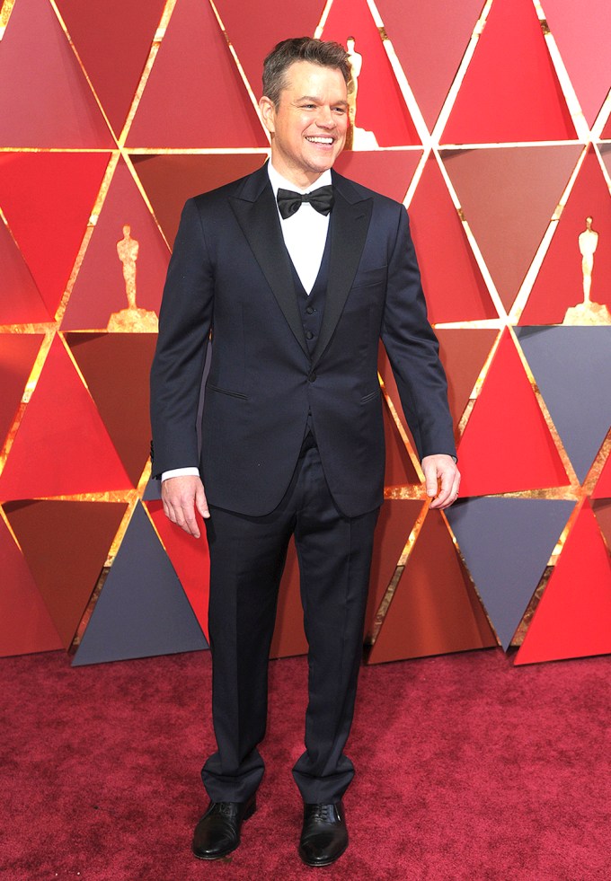 Matt Damon At The Oscars