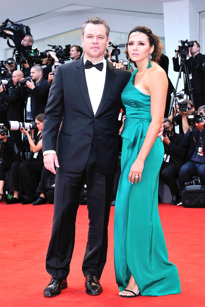 Matt Damon and Luciana Damon looking incredible
