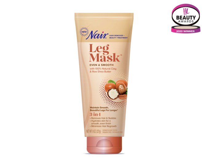BEST HAIR REMOVER – Nair Leg Mask in Even & Smooth, $12.99, cvs.com