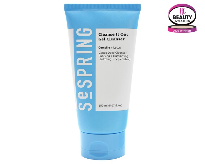 BEST FACE WASH – SeSpring Cleanse It Out Gel Cleanser, $14.99, sespringskin.com