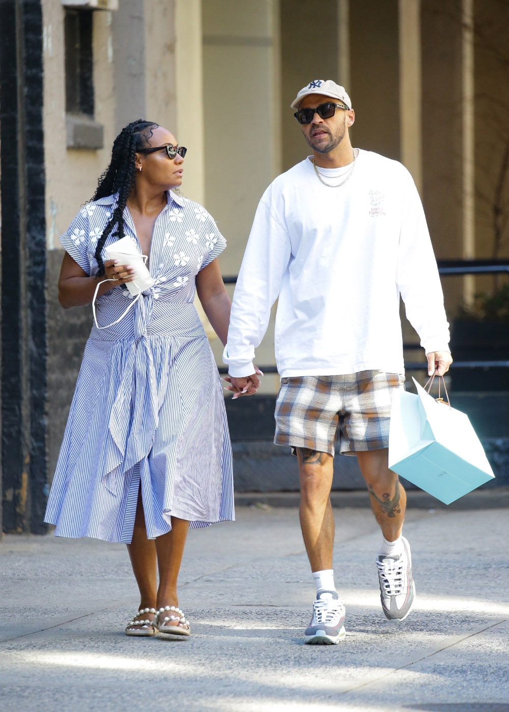 *EXCLUSIVE* Jesse Williams spotted on rare outing holding hands with longtime girlfriend Ciarra Pardo after lunch at Cipriani in New York